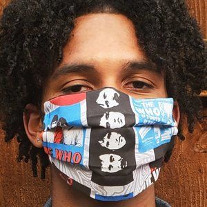 The Who Handmade Cotton Face Mask,Reuse/Wash